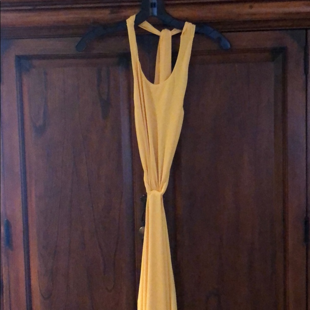 Yellow gown